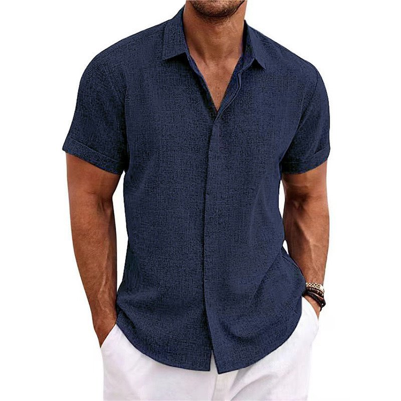 MIAMI Short-Sleeve Linen Shirt - Lightweight, Breathable Comfort - Mercer Society