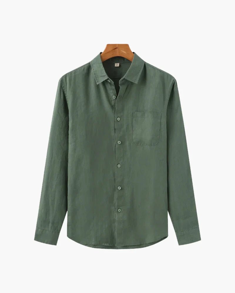 Portofino Linen Shirt – Lightweight, Breathable Everyday Essential - Mercer Society