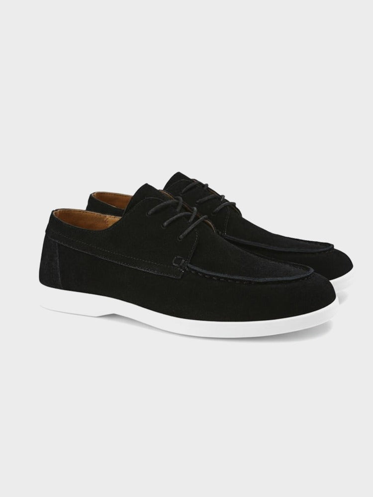 Premium Suede Lace-Up Shoes - Mercer Society