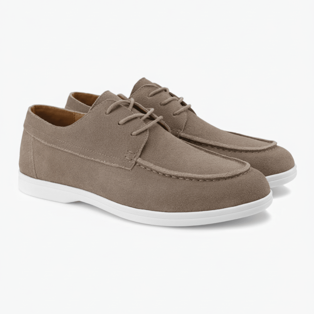 Premium Suede Lace-Up Shoes - Mercer Society