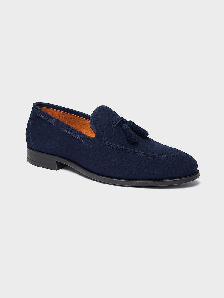 Premium Tassel Suede Loafers - Mercer Society
