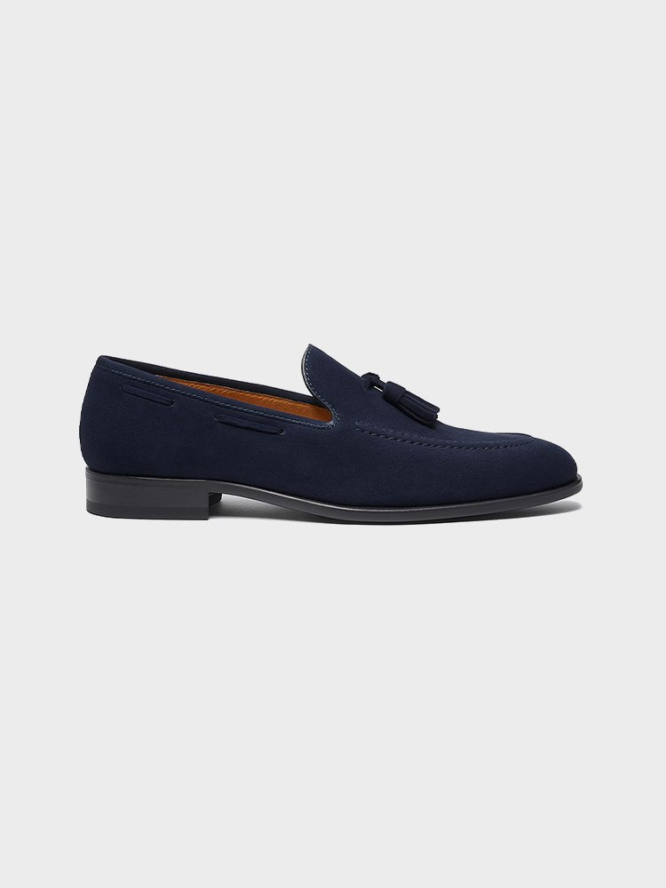 Premium Tassel Suede Loafers - Mercer Society