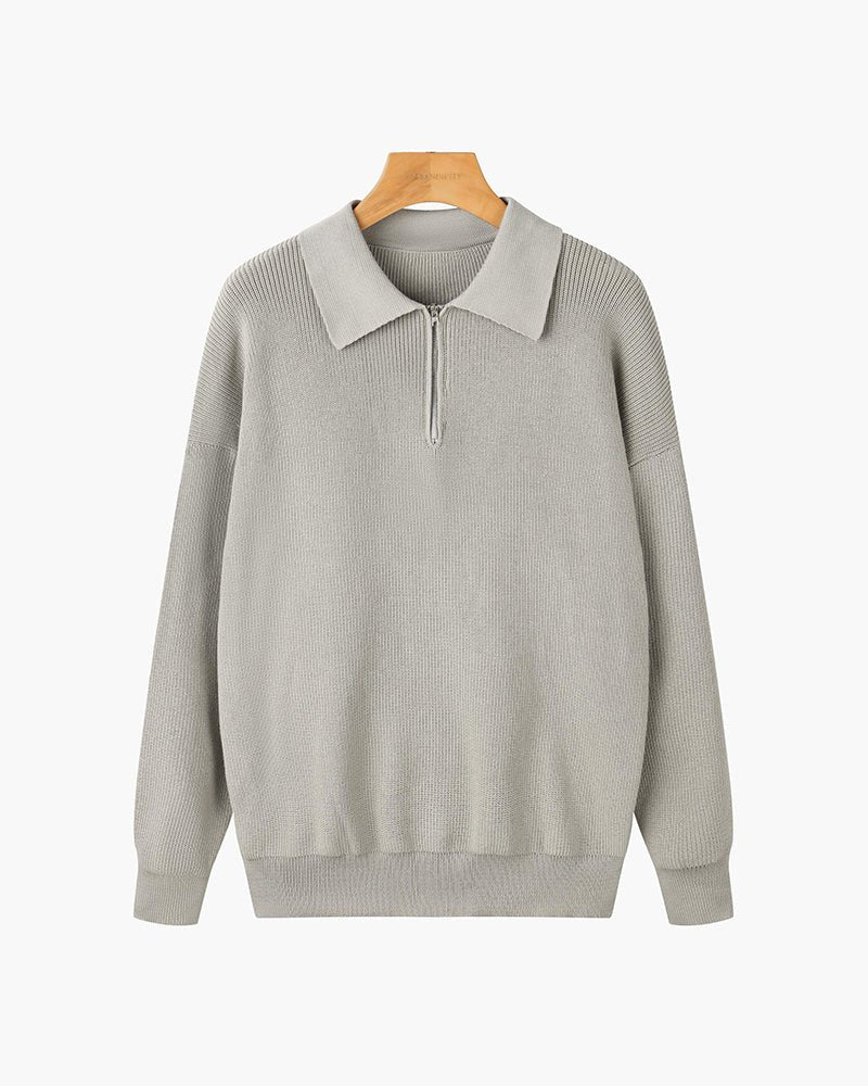 RASON Zip-Up Sweater - Mercer Society