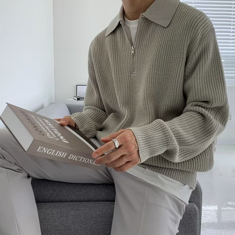 RASON Zip-Up Sweater - Mercer Society