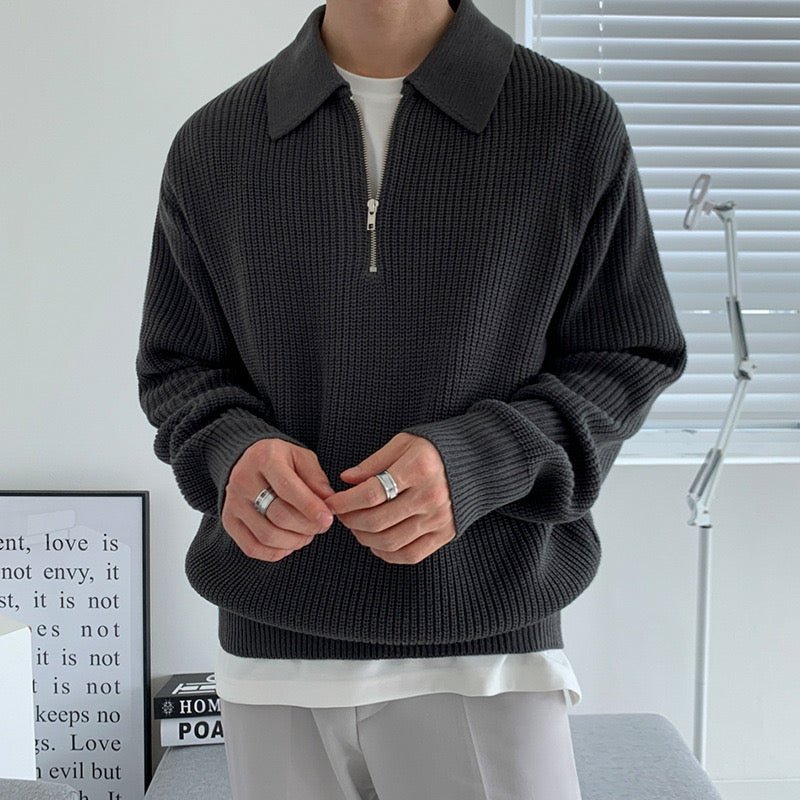 RASON Zip-Up Sweater - Mercer Society