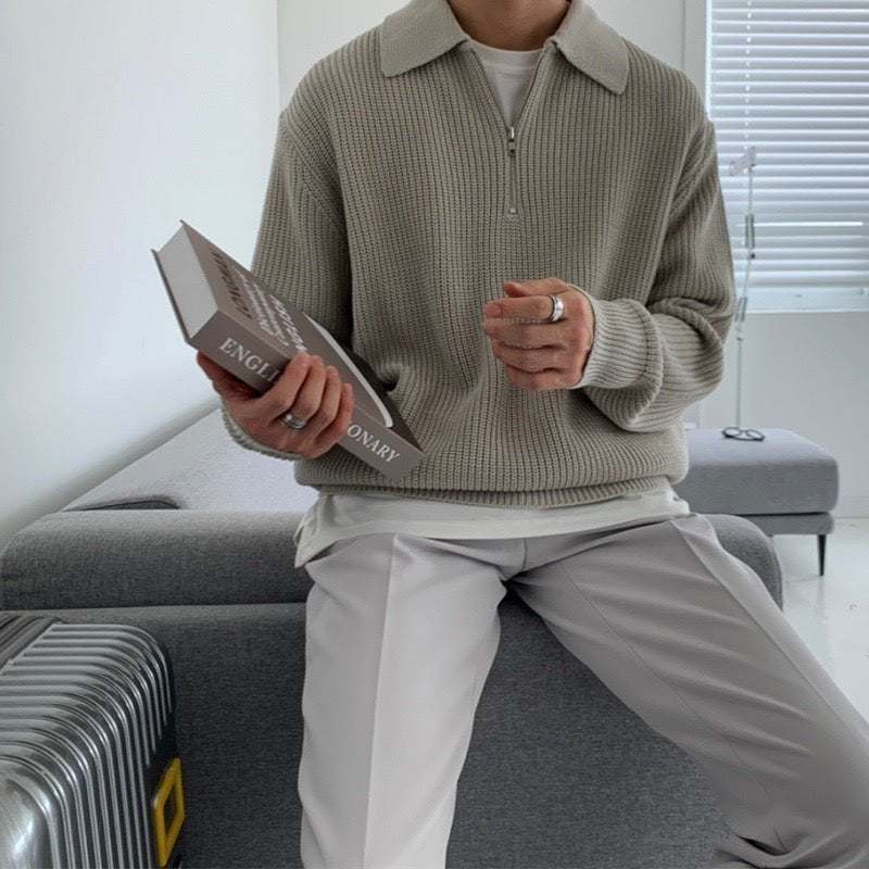 RASON Zip-Up Sweater - Mercer Society