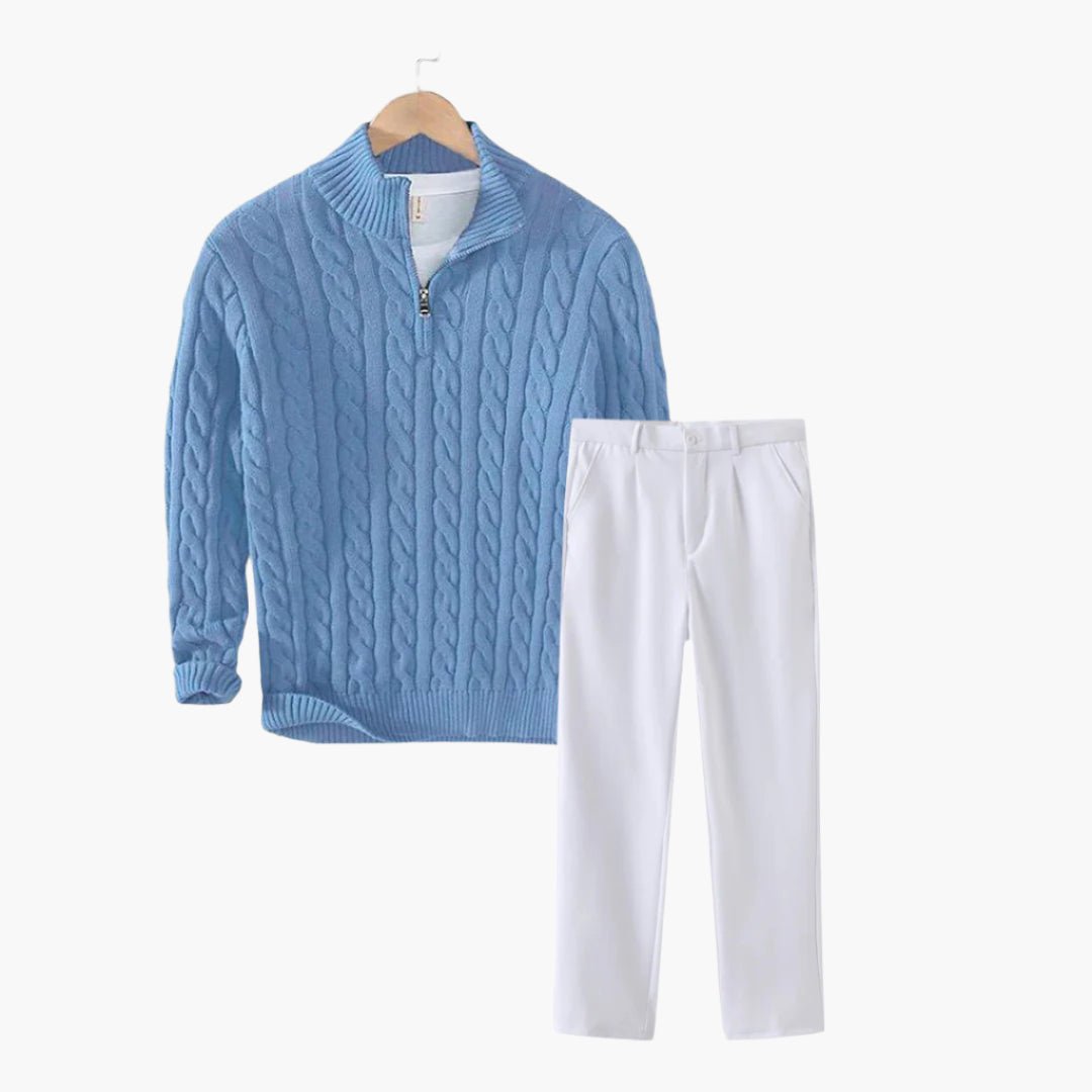 Spring Outfit: Riviera Stroll – Effortless Seaside Chic - Mercer Society