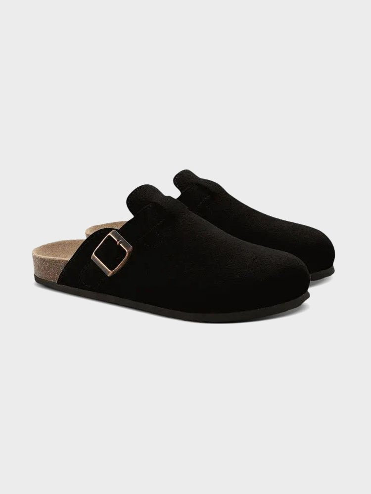 St. Barth Suede Clogs — Plush Comfort and Sleek Style - Mercer Society