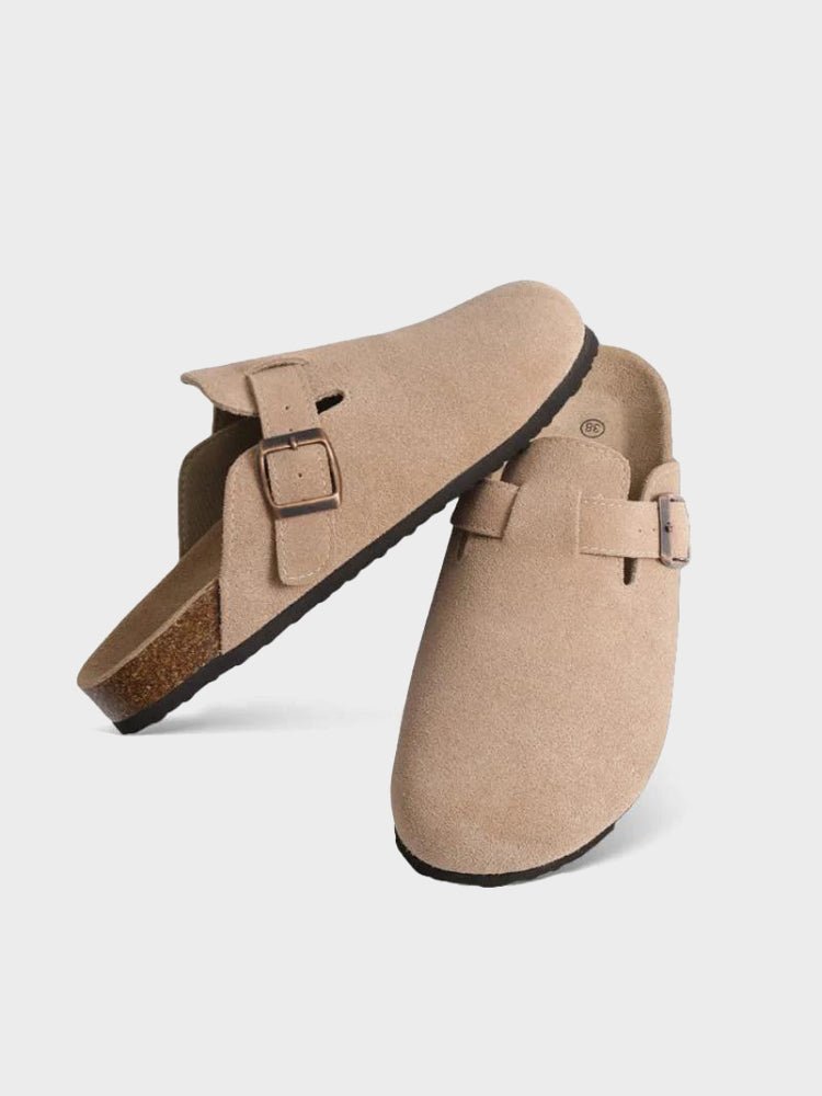 St. Barth Suede Clogs — Plush Comfort and Sleek Style - Mercer Society