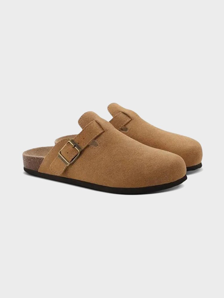 St. Barth Suede Clogs — Plush Comfort and Sleek Style - Mercer Society