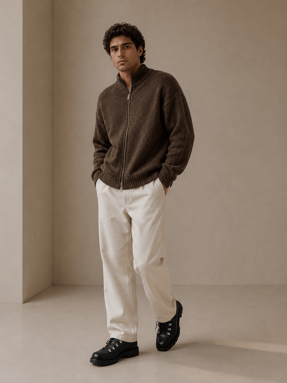 Stand-Collar Sweater - Mercer Society