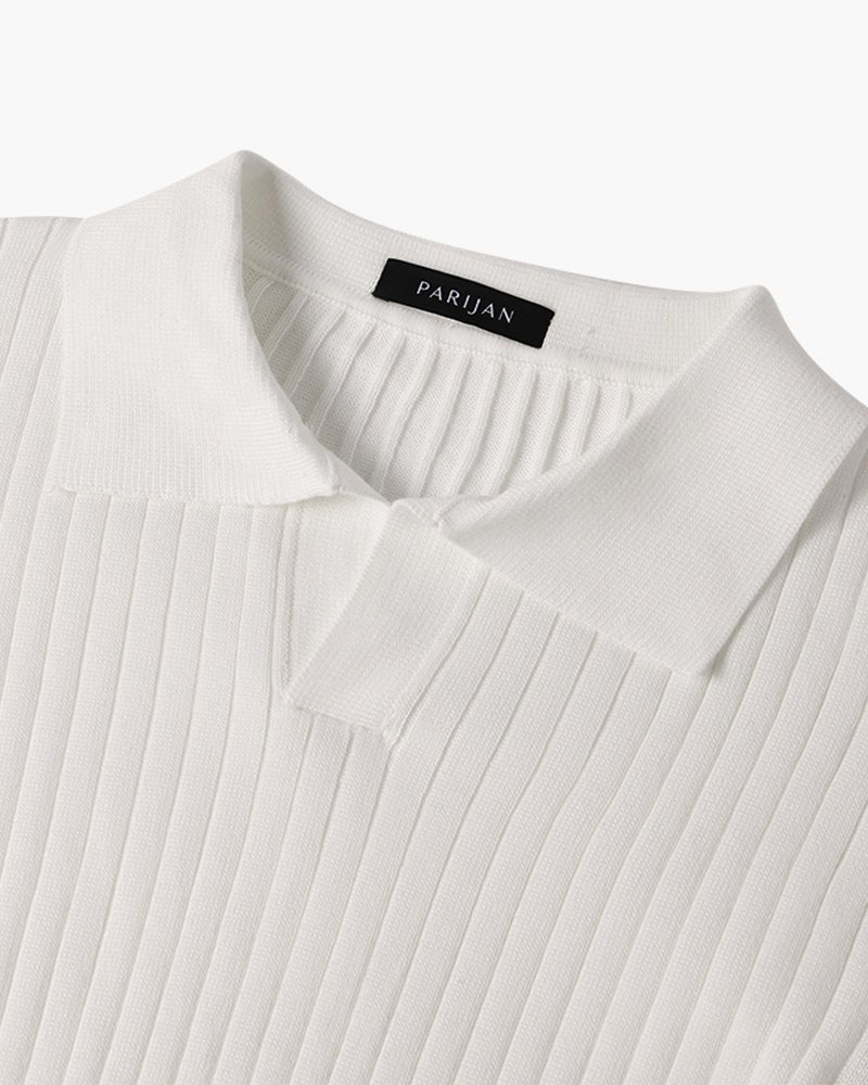 SUWON V-Neck Polo Shirt – Timeless Style & Comfort - Mercer Society