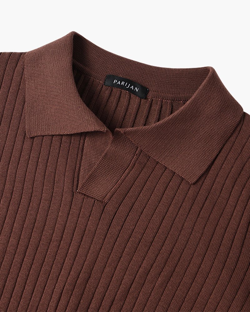 SUWON V-Neck Polo Shirt – Timeless Style & Comfort - Mercer Society