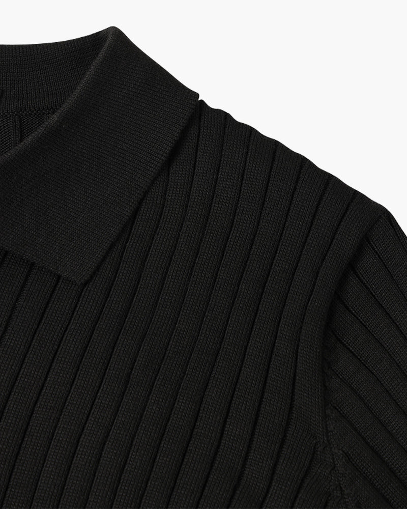 SUWON V-Neck Polo Shirt – Timeless Style & Comfort - Mercer Society