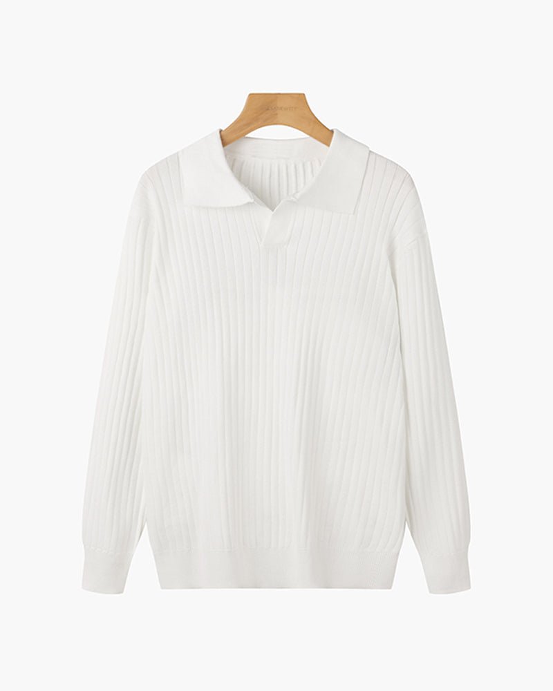 SUWON V-Neck Polo Shirt – Timeless Style & Comfort - Mercer Society