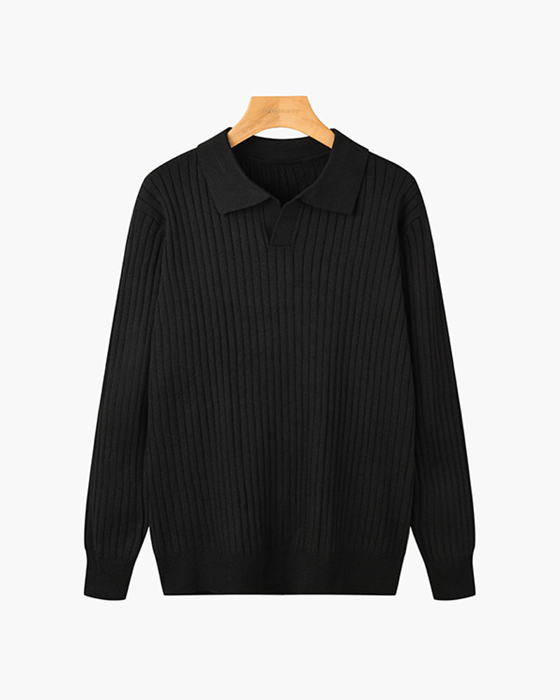 SUWON V-Neck Polo Shirt – Timeless Style & Comfort - Mercer Society