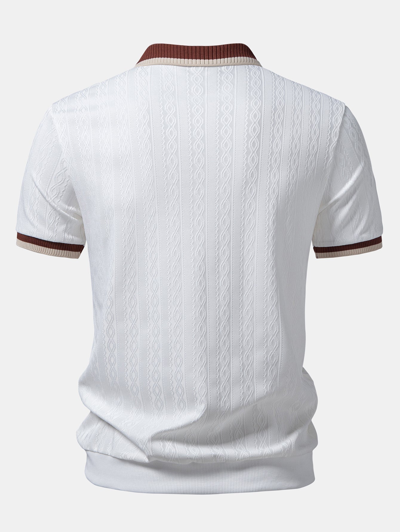 Taormina Knit Zip Polo Shirt – Premium Knitted Polo with Zip Closure - Mercer Society