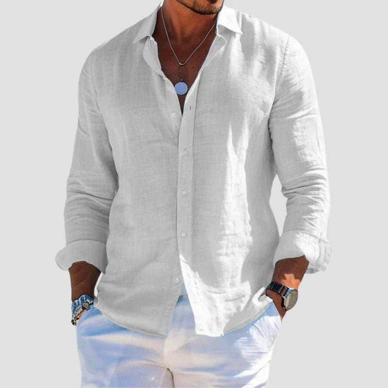 Taormina Linen Shirt – Effortless, Breathable Linen for Everyday Style - Mercer Society