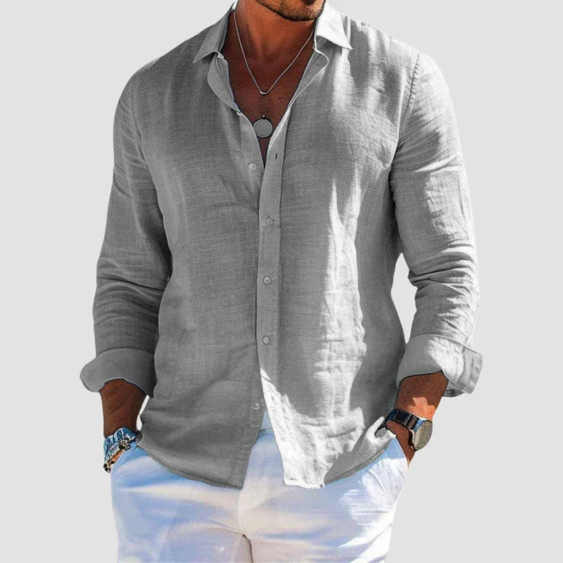 Taormina Linen Shirt – Effortless, Breathable Linen for Everyday Style - Mercer Society