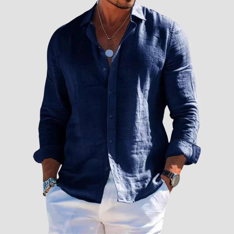 Taormina Linen Shirt – Effortless, Breathable Linen for Everyday Style - Mercer Society