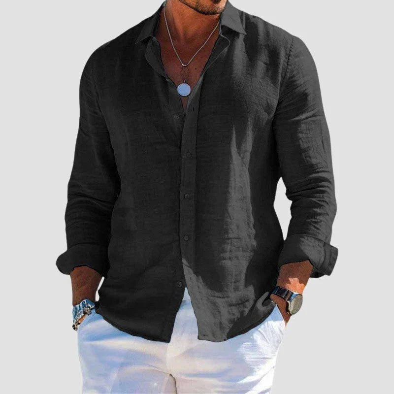 Taormina Linen Shirt – Effortless, Breathable Linen for Everyday Style - Mercer Society