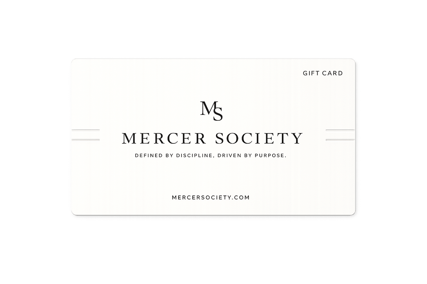 The Mercer Society Gift Card - Mercer Society