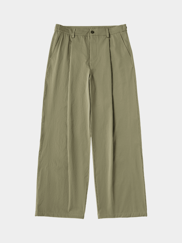 Green Mercer Society workwear jeans with durable fabric and classic fit, designed for comfort and functionality.