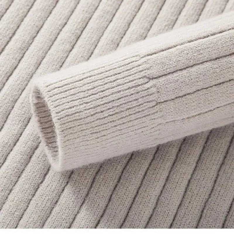 ZERMATT Cozy High-Collar Half-Zip Sweater - Mercer Society