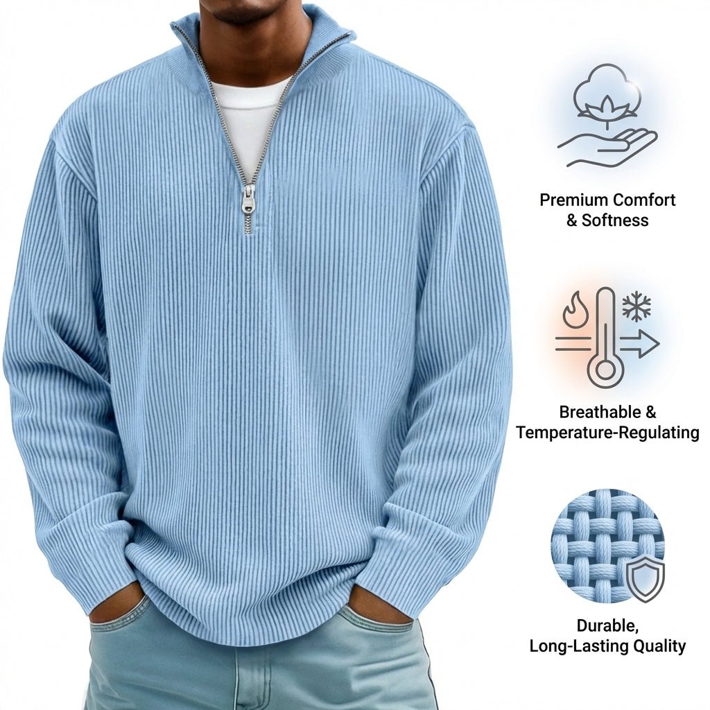 ZURICH Premium Pullover - Cozy, Luxurious Comfort for Everyday Wear - Mercer Society